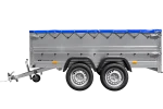Anhänger mit zwei Achsen Garden Trailer 264/2 KIPP [inkl. zusätzliche Bordwände und Flachplane] – Bild 6